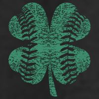 St. Patricks Day Baseball Four Leaf Clover Shamrock  7 Panel Mesh Trucker Snapback Hat