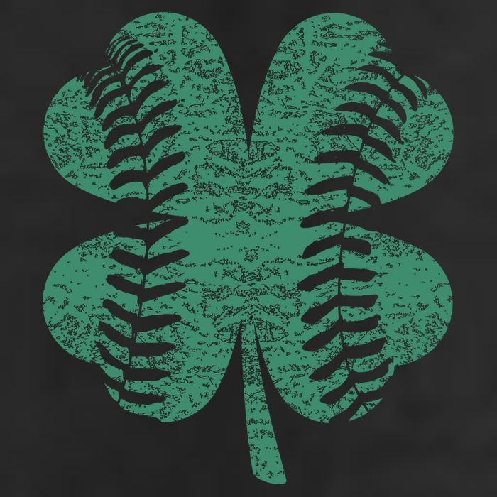 St. Patricks Day Baseball Four Leaf Clover Shamrock  7 Panel Mesh Trucker Snapback Hat