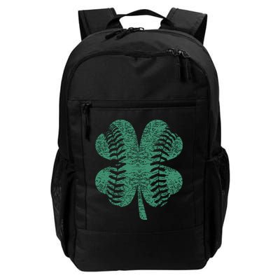 St. Patricks Day Baseball Four Leaf Clover Shamrock  Backpack