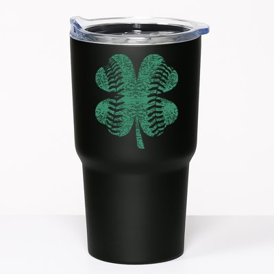 St. Patricks Day Baseball Four Leaf Clover Shamrock  Tumbler