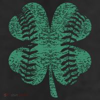St. Patricks Day Baseball Four Leaf Clover Shamrock  25L Jumbo Tote