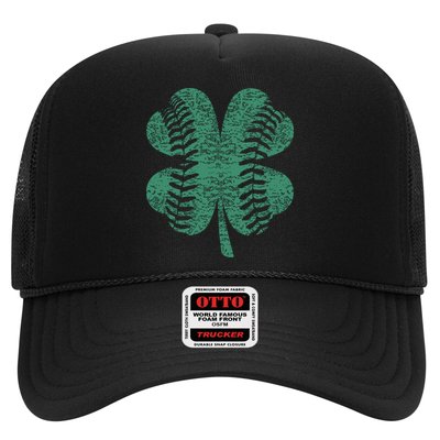 St. Patricks Day Baseball Four Leaf Clover Shamrock  Trucker Hat