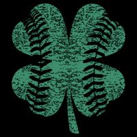 St. Patricks Day Baseball Four Leaf Clover Shamrock  Short Acrylic Beanie