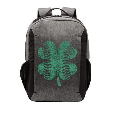 St. Patricks Day Baseball Four Leaf Clover Shamrock  Vector Backpack