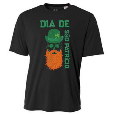 SAINT PATRICK'S DAY SKULL DESIGN Cooling Performance Crew T-Shirt