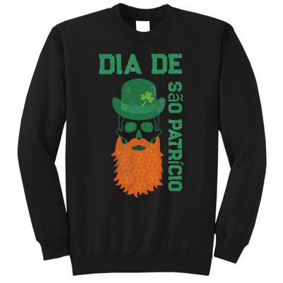 SAINT PATRICK'S DAY SKULL DESIGN Tall Sweatshirt