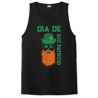 SAINT PATRICK'S DAY SKULL DESIGN PosiCharge Competitor Tank