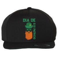 SAINT PATRICK'S DAY SKULL DESIGN Wool Snapback Cap