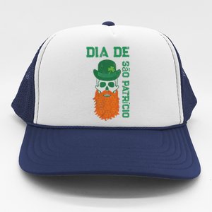 SAINT PATRICK'S DAY SKULL DESIGN Trucker Hat