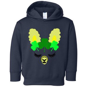 St Patricks Day Llama Toddler Hoodie