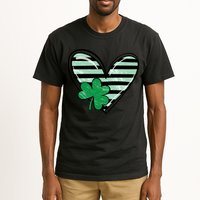 St Patrick's Day Clover Heart Holiday Tall T-Shirt
