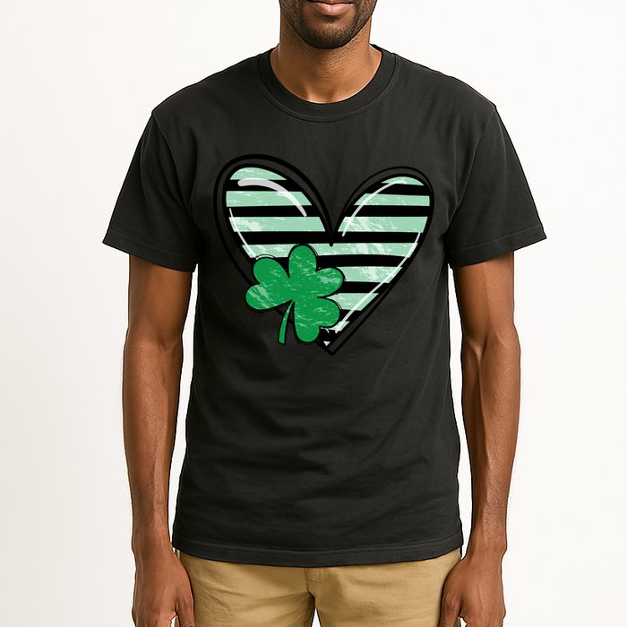 St Patrick's Day Clover Heart Holiday Tall T-Shirt