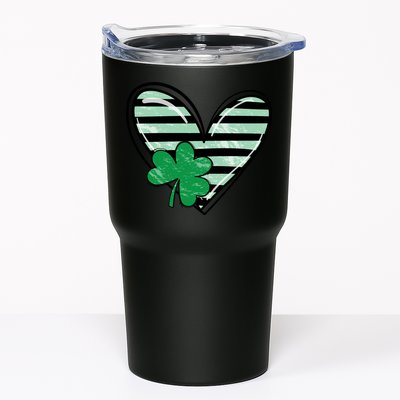 St Patrick's Day Clover Heart Holiday Tumbler