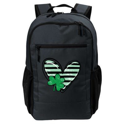 St Patrick's Day Clover Heart Holiday Daily Commute Backpack