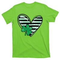 St Patrick's Day Clover Heart Holiday T-Shirt