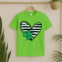 St Patrick's Day Clover Heart Holiday T-Shirt