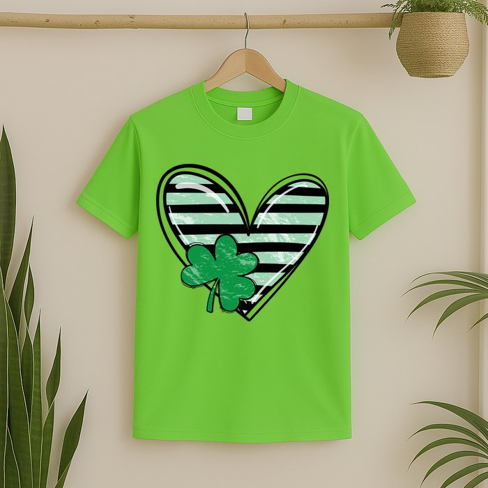 St Patrick's Day Clover Heart Holiday T-Shirt