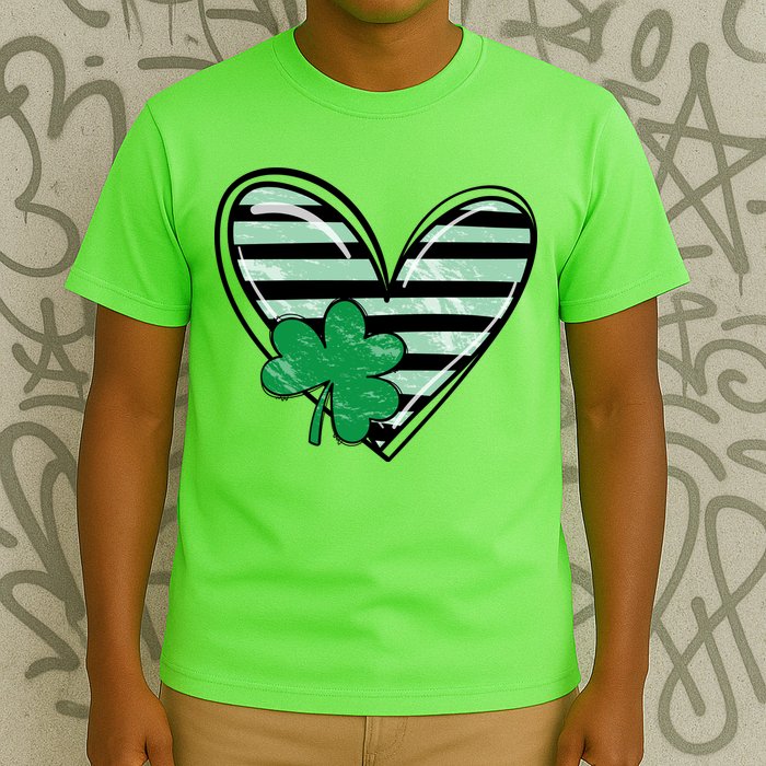 St Patrick's Day Clover Heart Holiday T-Shirt
