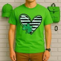 St Patrick's Day Clover Heart Holiday T-Shirt