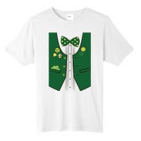 St Patricks Day Lucky Shamrock Vest Costume Tall Fusion ChromaSoft Performance T-Shirt