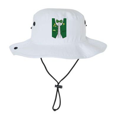 St Patricks Day Lucky Shamrock Vest Costume Bucket Hat