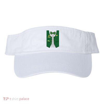 St Patricks Day Lucky Shamrock Vest Costume Visor