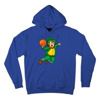 St Patricks Day Leprechaun Basketball Lucky Gift Hoodie