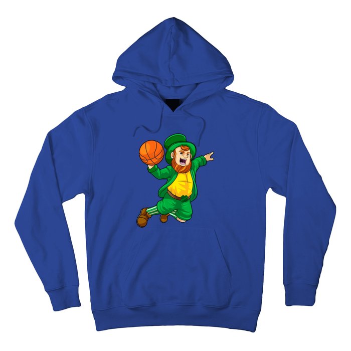 St Patricks Day Leprechaun Basketball Lucky Gift Hoodie