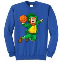 St Patricks Day Leprechaun Basketball Lucky Gift Sweatshirt