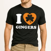 St Patricks Day Ginger Irish Pride I Love Gingers Redhead Cooling Performance Crew T-Shirt