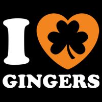St Patricks Day Ginger Irish Pride I Love Gingers Redhead Cooling Performance Crew T-Shirt