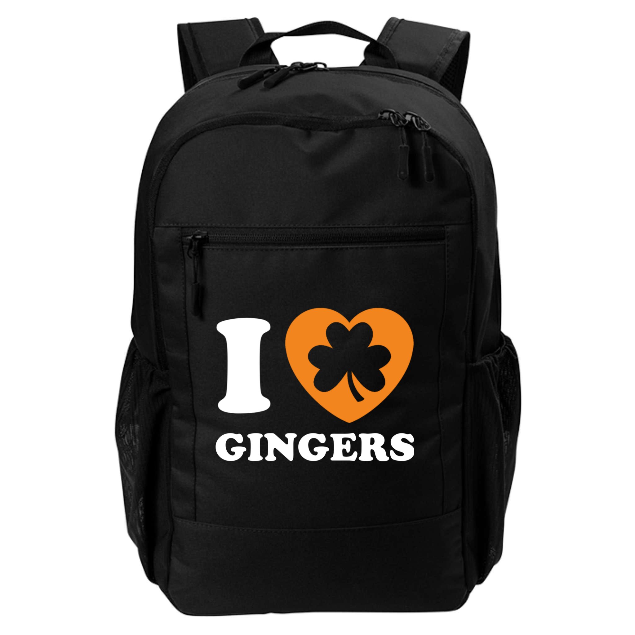 St Patricks Day Ginger Irish Pride I Love Gingers Redhead Backpack