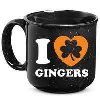 St Patricks Day Ginger Irish Pride I Love Gingers Redhead 15oz Campfire Ceramic Mug