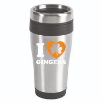 St Patricks Day Ginger Irish Pride I Love Gingers Redhead 16oz Travel Tumbler
