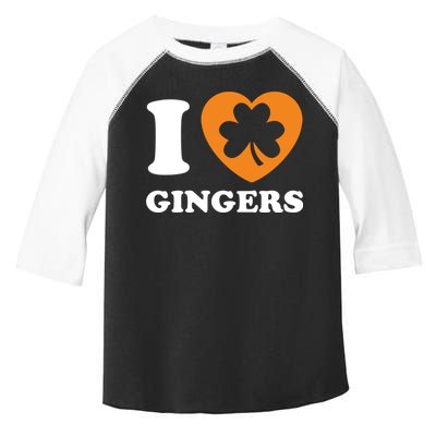St Patricks Day Ginger Irish Pride I Love Gingers Redhead Toddler Fine Jersey T-Shirt