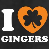 St Patricks Day Ginger Irish Pride I Love Gingers Redhead Golf Towel