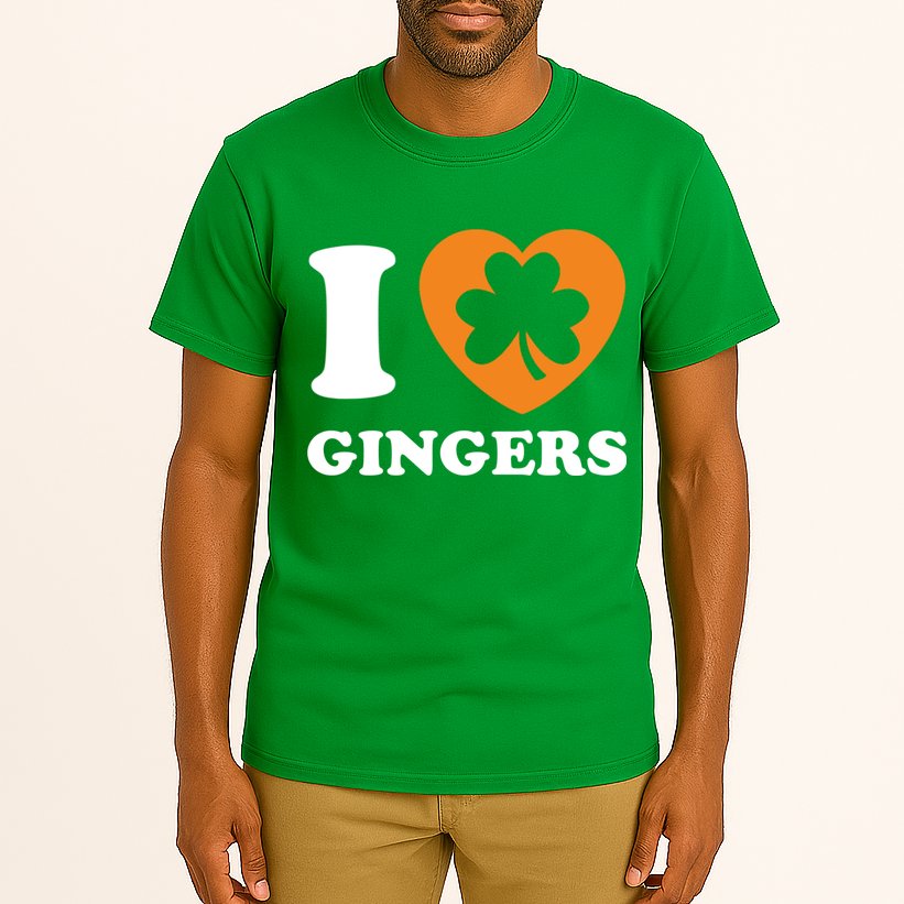 St Patricks Day Ginger Irish Pride I Love Gingers Redhead Tall T-Shirt