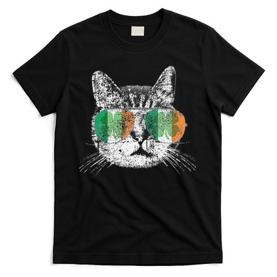 St Patrick's Day Cat Tricks Irish Saint Catty's Shamrock T-Shirt