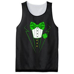 Saint Patrick's Day Suit Tuxedo Costume Design Party Outfit Mesh Reversible Basketball Jersey Tank