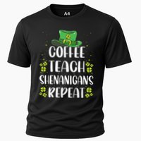 St Patricks Dayeachers Design Foreacher Who Loves Coffee Performance Shirt