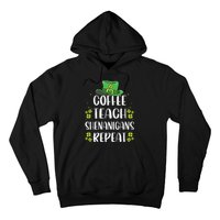 St Patricks Dayeachers Design Foreacher Who Loves Coffee Hoodie