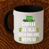St Patricks Dayeachers Design Foreacher Who Loves Coffee Mug