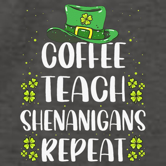 St Patricks Dayeachers Design Foreacher Who Loves Coffee Vector Backpack