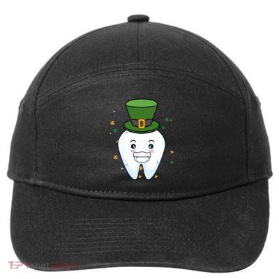 St Patricks Day Tooth Dental Assistant Patty Day Funny Gift 7-Panel Snapback Hat