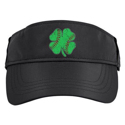 St Patrick's Day Baseball Catcher Pitcher Shamrock Adult Drive Performance Visor
