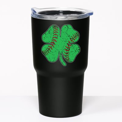 St Patrick's Day Baseball Catcher Pitcher Shamrock Tumbler