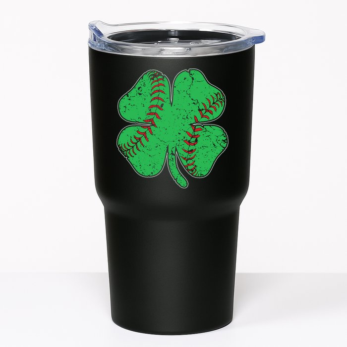 St Patrick's Day Baseball Catcher Pitcher Shamrock Tumbler