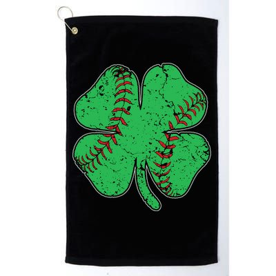 St Patrick's Day Baseball Catcher Pitcher Shamrock Golf Towel