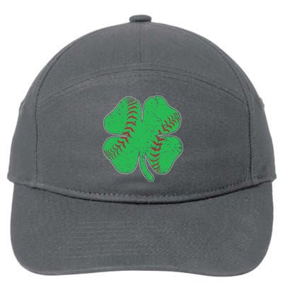 St Patrick's Day Baseball Catcher Pitcher Shamrock 7-Panel Snapback Hat