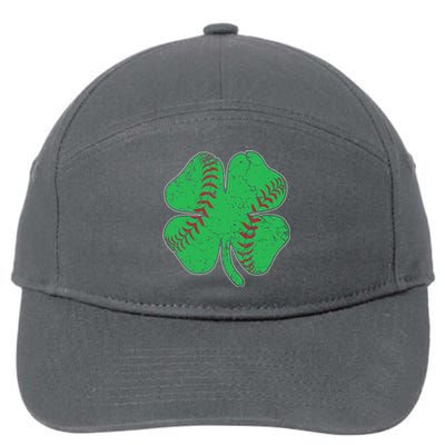 St Patrick's Day Baseball Catcher Pitcher Shamrock 7-Panel Snapback Hat